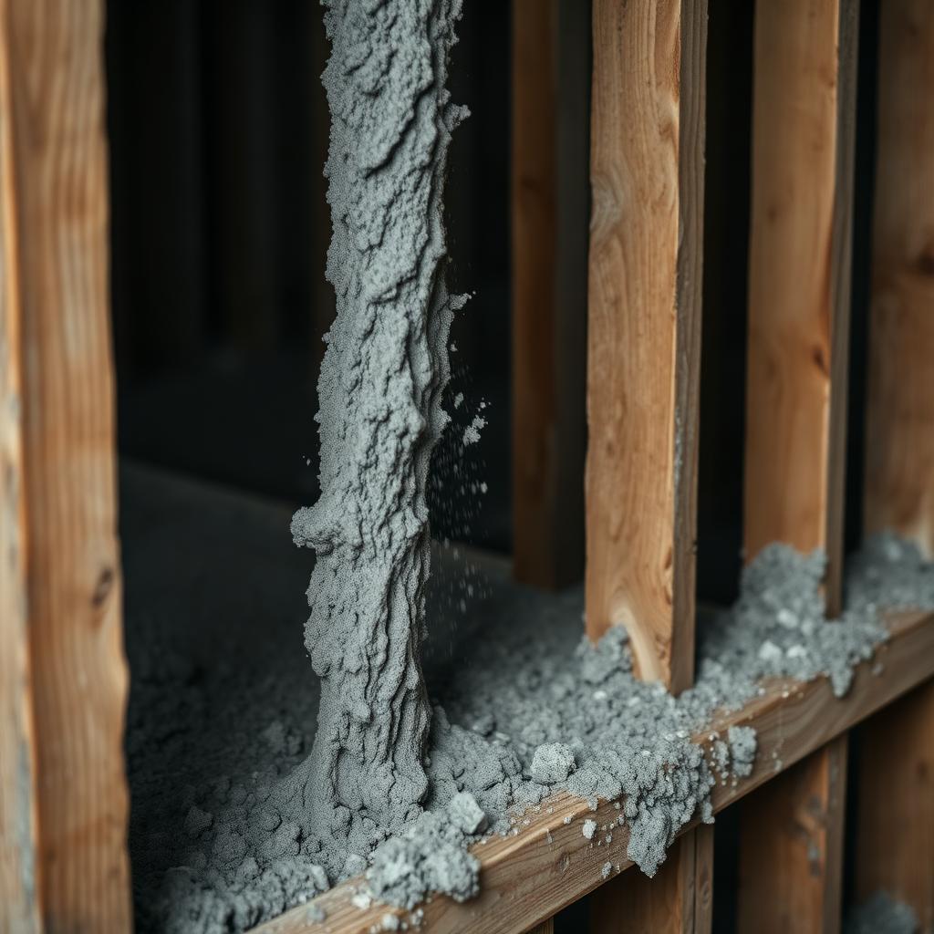 Coulage de béton dans coffrage