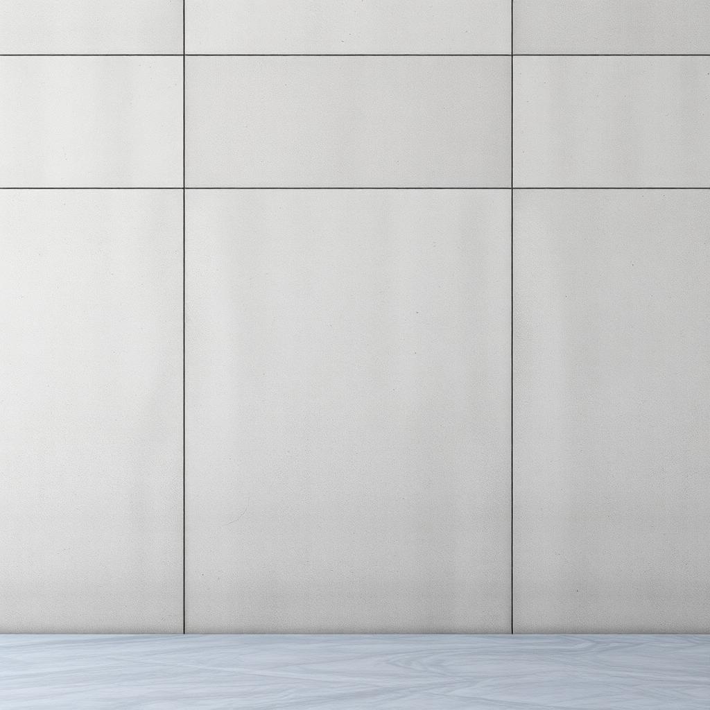 Mur de béton brut fini
